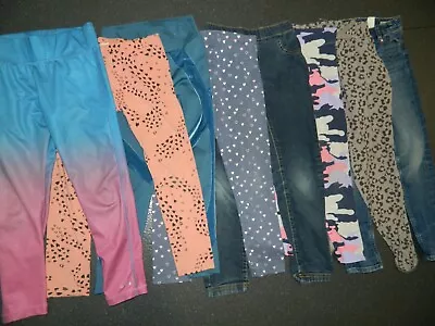 £8 • Buy Girls Leggings Clothes Bundle Age 6/7 Years Slim Fit Used