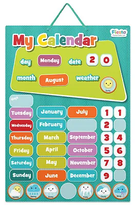 Fiesta Crafts Magnetic My Calendar - Blue - Brand New!! • £10.95