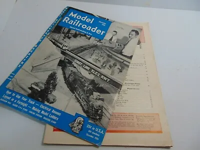  MODEL RAILROADER Magazine  December 1951 Very Good Condition D6 • $5.95