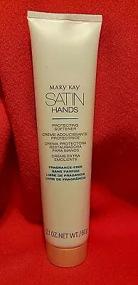 Mary Kay Satin Hands PROTECTING SOFTENER Fragrance Free Full Size 2.1 Oz. New • $11.99