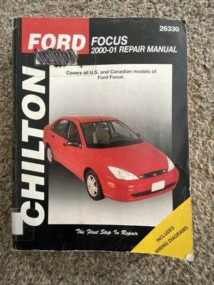 $14.99 • Buy Chilton’s Ford Focus 2000-2001 Repair Manual 26330
