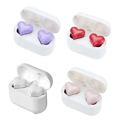 Wireless Bluetooth Headphones Heart Shaped Earphones Earbuds Woman Girl Gift • $18.35