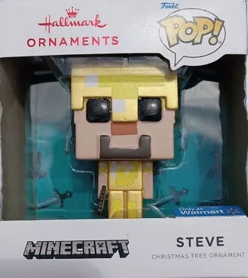 Hallmark Minecraft Steve In Gold Armor Funko POP! Christmas Ornament  NEW • $14.90