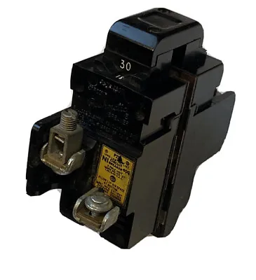 $19.75 • Buy Pushmatic P230 Circuit Breaker, 30 Amps, 2 Poles, Box Lugs 120/240 VAC, Used (C)