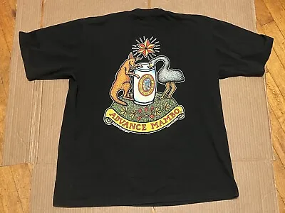 RARE Vintage Mambo Australia Advance Mambo Shirt L 2000 Y2K Reg Mombassa Beer • $150