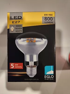 LED Globe E27 8w R80 800 Lumen 3000k Warm Light • $7.50