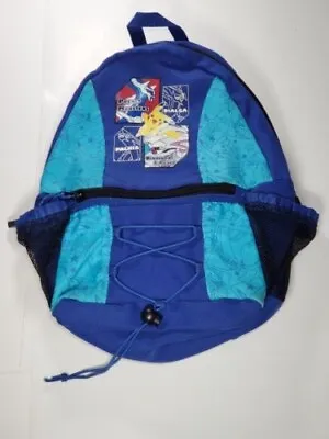 $10 • Buy Nintendo Pokemon Youth Blue Backpack Lightweight Pikachu Pocket Monsters
