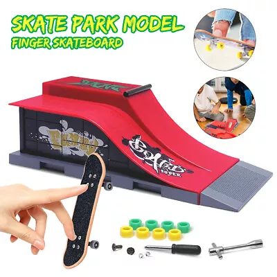 Skate Park Ramp Kit Tech Deck Mini Fingerboard Finger Board Ultimate Park Gifts • $17.89