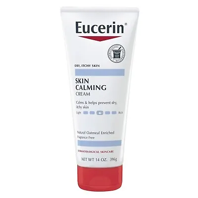 Eucerin Skin Calming Daily Moisturizing Cream 14 OZ New Free Shipping • $13.99