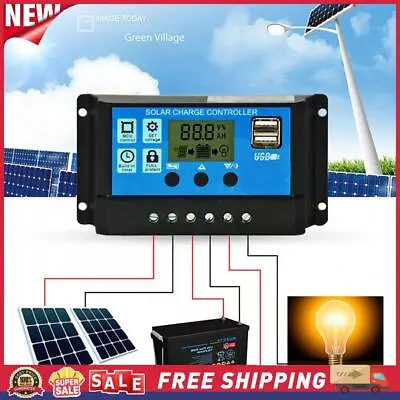 30-100A MPPT Solar Panel Regulator Charge Controller Auto Focus Tracking 12V/2 • £7.41