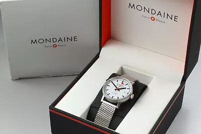 [Near MINT- WBox] Mondaine Evo2 Automatic Watch MSE.35610.SM 35mm Sapphire Glass • $510