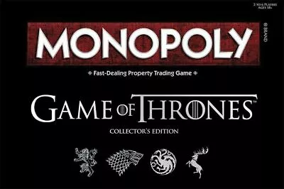 Game Of Thrones Monopoly Board Game Game Party Card Games Cards • $34.99