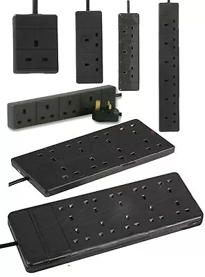 £9.99 • Buy Extension Lead Cable Electric UK Plug Socket Mains Power 1 2 3 4 6 8 10 Gang Way