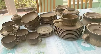 Denby Romany- 6 Coffee Cups & Saucers +milk Jug £29 4 Side Plates £20 Gravy £9 • £22