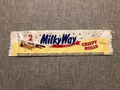 Vintage Milky Way Crispy Rolls Chocolate Bar Wrapper 1996 • £1.50