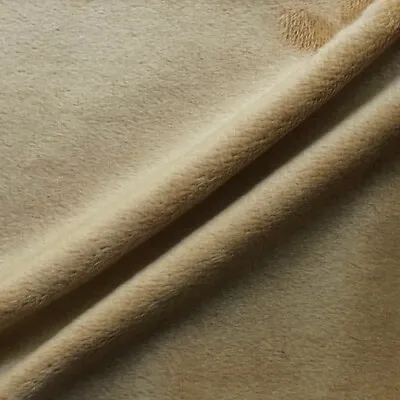 Faux Fur Soft Solid Minky Fabric By The Yard Camel • $14.99