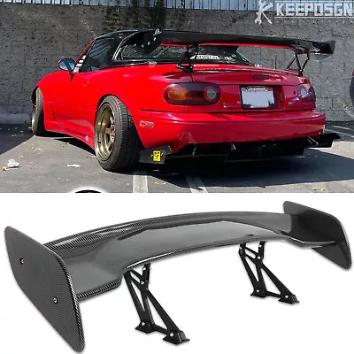 For Mazda Miata MX5 MX-5 46  Carbon Fiber Rear Trunk Spoiler GT Racing Wing • $159.72