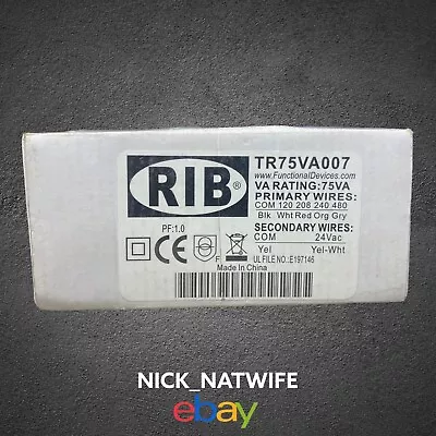 RIB TR75VA007 50VA COM 208 240 277 480 COM 120VAC Transformer • $19.99