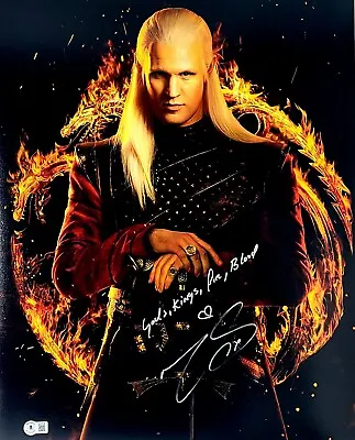 MATT SMITH Signed 16X20 Photo  HOUSE OF DRAGONS  Daemon Targaryen BAS #BJ020126 • $599