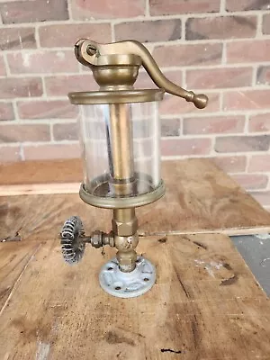 Vintage Lunkenhiemer Alpha No. 6 Swing Top Brass Steam Engine Oiler Hit Miss • $9.99