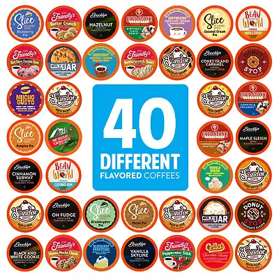 Two Rivers Flavored Coffee Pods Variety Pack For Keurig K-Cup 40 Count • $22.95