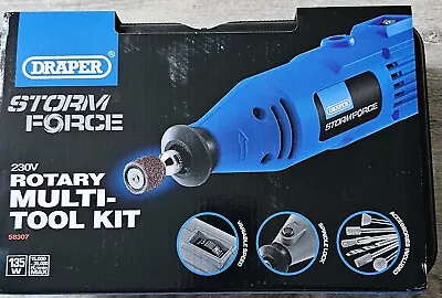 Draper MT135SF57 Storm Force Rotary Multi Tool And 57 Piece Accessory Kit 240v • £25