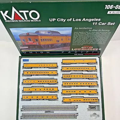 N Scale Kato Union Pacific Domeliner City Of Los Angeles Passenger Train Car Set • $122.50