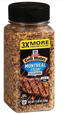 McCormick Grill Mates Montreal Steak Seasoning 11.62 Oz • $8.45