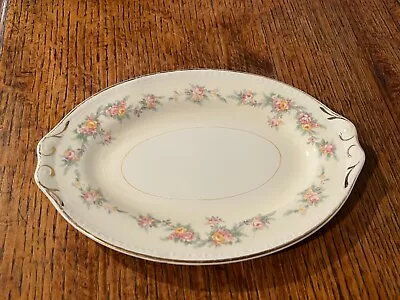 Vintage Homer Laughlin Georgian Eggshell Small Serving Platter Oval Dish • $10.99