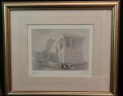 David Roberts R.A. Framed Print ~ Tomb Of The Khalifs ~ Egyptian Tomb • £18