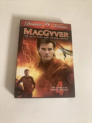 MacGyver : The Complete Fourth Season DVD 5-Disc Set Full Screen • $7.20