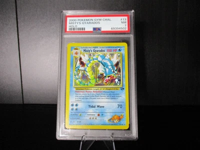 $98 • Buy PSA 7 NM Misty's Gyarados 13/132 Holo Rare - Pokemon Gym Challenge