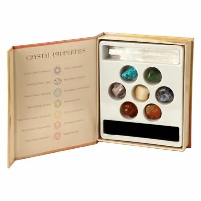 Brand New Lovely Set Of 7 Chakra Stones Kit With Crystal Great Gift • £10.46