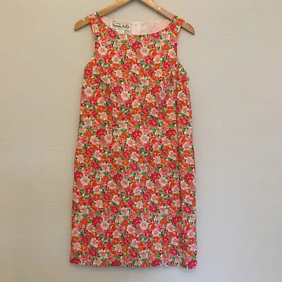 Victoria Holley Dress US 10 Darling Cottagecore Floral Cotton Shift Dress • £26