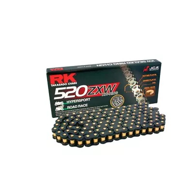 Rk Xw-ring Black 520zxw/114 Rivet Chain For Kawasaki 1000 Zx10r Ninja 2016-201 • £113.60