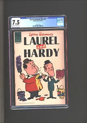 Laurel And Hardy #nn (#1) CGC 7.5 Painting Cover 1962 • £120.53