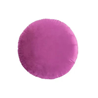45cm Solid Color Round Cushion Cover Soft Velvet Pillowcase Sofa Bed Decor New • $8.19