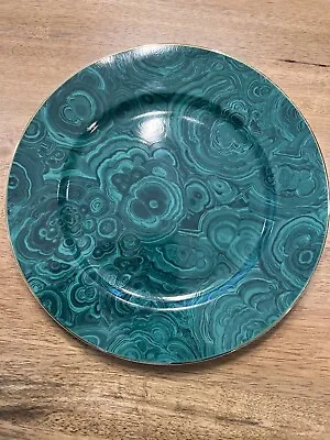 Vintage Neiman Marcus Malachite Charger Plate - 12.25” Made In Japan • $50