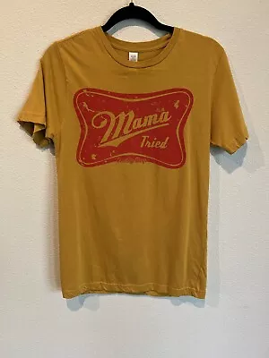 Merle Haggard Mama-Tried Unisex Country Music Vintage Style T-Shirt Size Small • $12