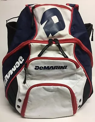 DeMarini Voodoo Rebirth Bat Equipment Pack Baseball Backpack-Red White Blue • $30