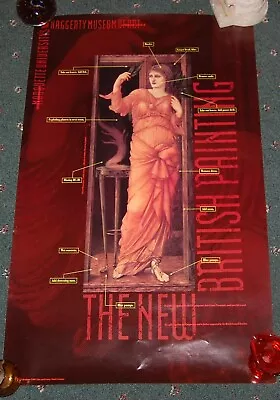 1989 Marquette University Art Museum Poster  New British Paintings • $25