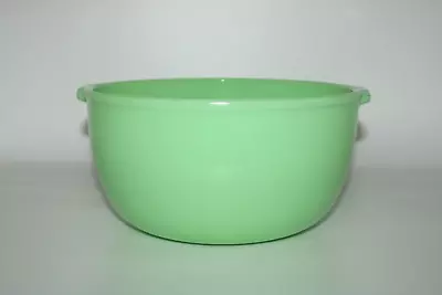 VTG McKee Jadeite Uranium Glass Sunbeam Mixing Bowl Tab Handles 9  D • $36.99