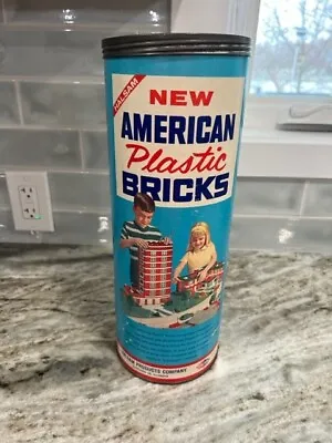 Halsam New American Plastic Bricks Vintage 1950's Set No. 725 • $18