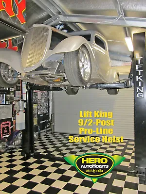 Lift ﻿King ﻿9/2-Post ﻿Floorplate ﻿Pro-Line ﻿Service ﻿Hoist Car Lift / High-Lift • $3495