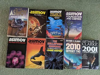 £0.99 • Buy Asimov & Arthur C Clarke Novel Bundle X9, Vintage Paperbacks, Science Fiction