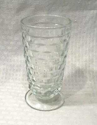 Vintage Soda Fountain Milk Shake Parfait Glass / 6  Tall / Clear Glass • $6.99