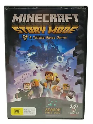 MINECRAFT Story Mode PC DVD-Rom Software Video Game 2015 • $22.49