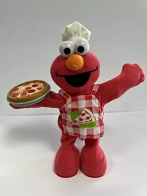 Fisher Price Singing Pizza Elmo 2006 Plush Sesame Street Works In Exc Condition • $39