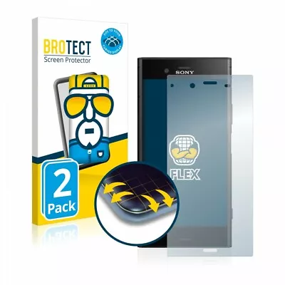 $44.99 • Buy Sony Xperia XZ1 ,  2 X BROTECT® Flex 3D Full Cover Screen Protector