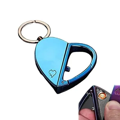 Gifts For Valentines USB Lighter Windproof Rechargeable Electronics Love Heart • $27.96